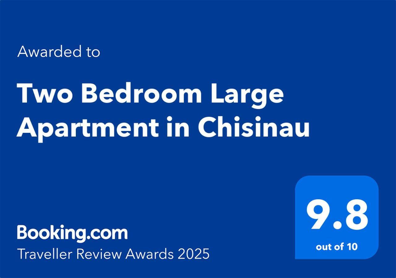 Two Bedroom Large Apartment In キシナウ エクステリア 写真